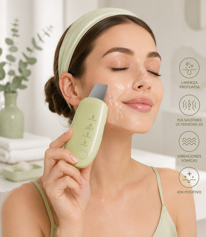 🧖‍♀️ Limpiador Exfoliante Ultrasónico — Spa facial en casa, todos los días